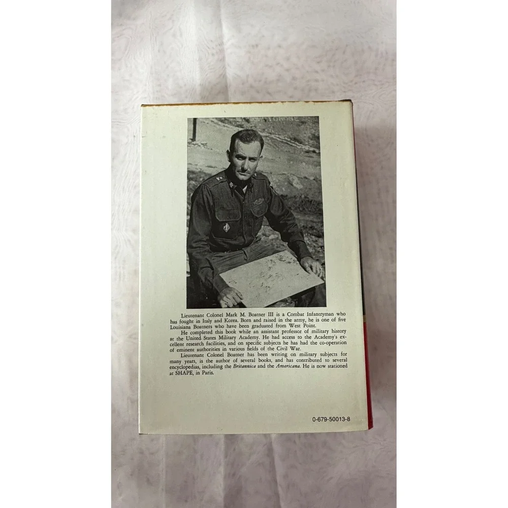 The Civil War Dictionary Mark Mayo Boatner III Hardcover Maps Atlas 0679500138